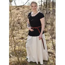 Battle-Merchant Mittelalterlicher Rock Damen Natur/Weiß  XXL