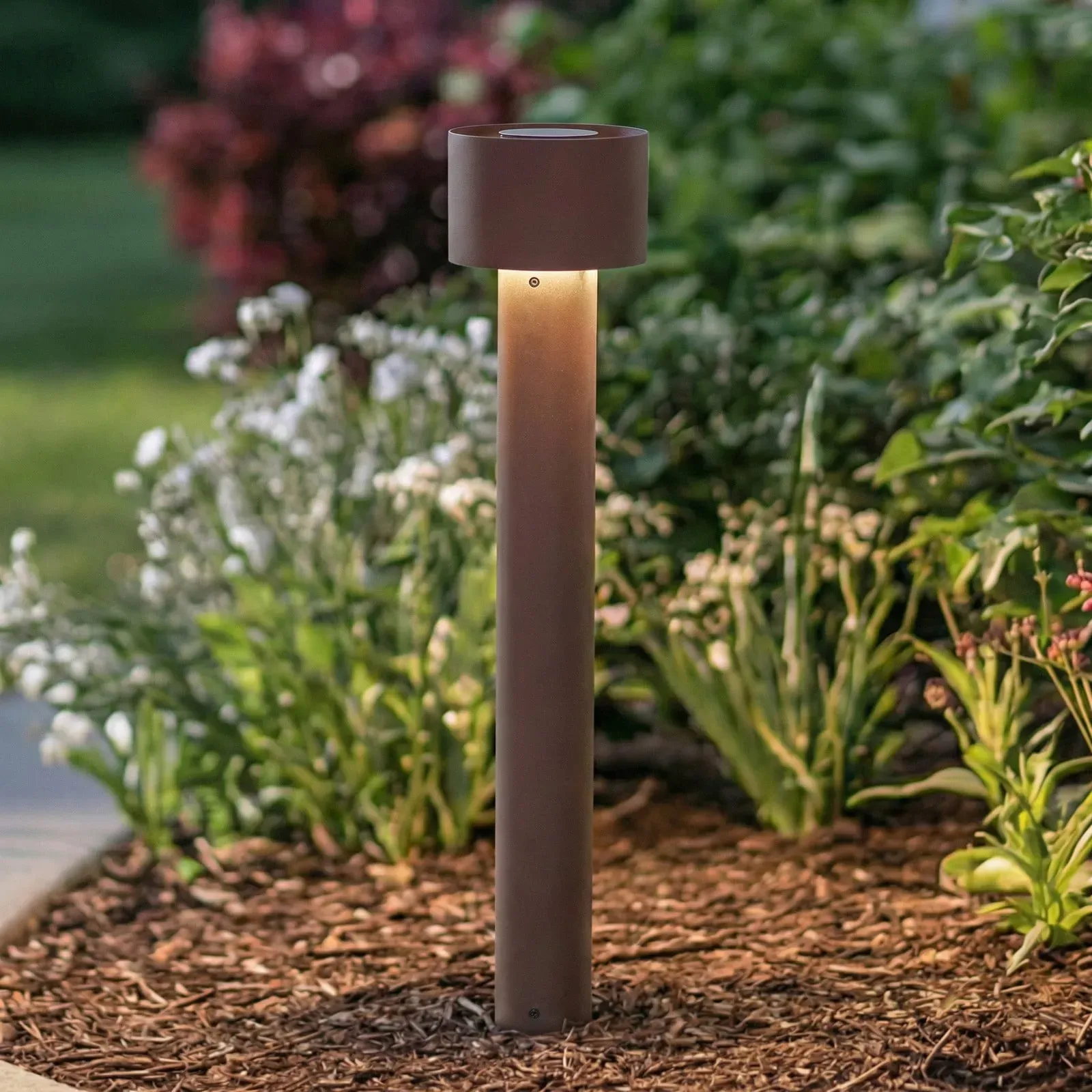 Außenleuchte Arcchio, Milten, Braun / Rost, für Terrasse, Aluminium, Modern - 65