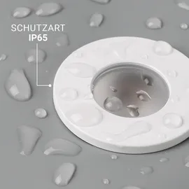 Longlife LED Einbaustrahler Mini 12 RGBW weiß IP65