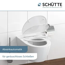 Schütte Duroplast WC-Sitz SLIM Weiß