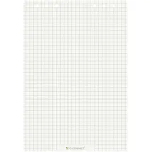 Q-Connect Schaschlikspieße Flipchart-Block - 68 x 99 cm, kariert/blanko, 80 g/qm, 20 Blatt