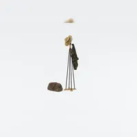 Skye Decor, Foley- Foley SSE, Eichenfarbig,,Schwarz, Kleiderbügel, 160x41 cm,