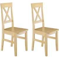 Küchenstühle Doppelpack Massivholzstühle Esszimmerstuhl Kiefer Holzstuhl Jugend
