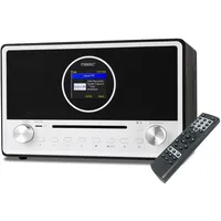 Maxxo CD03 DAB DAB+ und UKW InternetRadio CD Player Radio WiFi Bluetooth USB DLNA 2,8" TFT-Farbdisplay Kopfhörer/Aux/Line-Ausgang 3,5-mm-Klinke