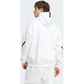 Adidas New Z.N.E. Reißverschlusspullover White M