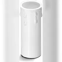Houben Kerzenhülse E14 65mm Kunststoff grau