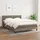vidaXL Boxspringbett 140 x 200 cm Taupe