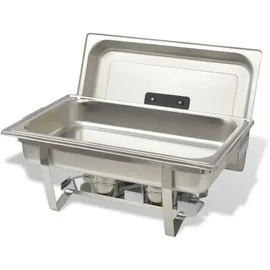 vidaXL Chafing Dish Set 3-tlg. Edelstahl