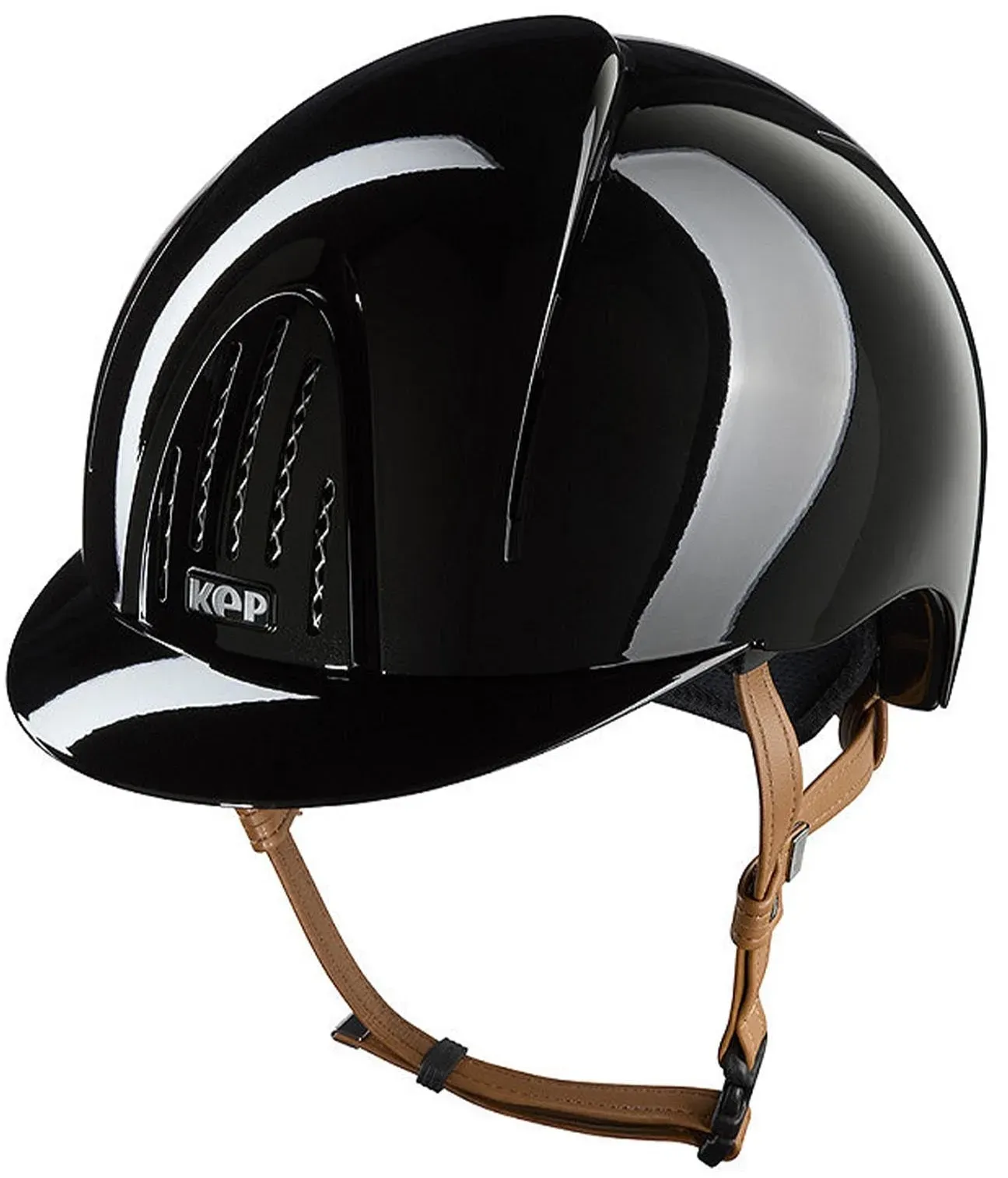 KEP Helmets KEP NOVA ABS Metal Polish/Beige Reithelm