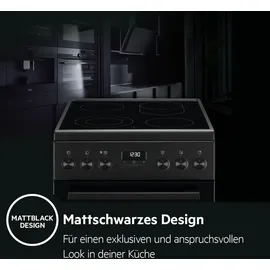 AEG CCB54492BB Freistehender Herd Elektro normal mit Glaskeramikfeld