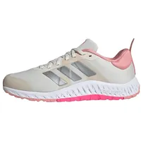 Adidas Damen Everyset Trainer Shoes Gymnastik-und Trainingsschuhe, Chalk White/Iron Metallic/Lucid Pink, 40