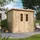 TIMBELA Gartenhaus M310C+M310G 1,42 x 2,00 m Beige