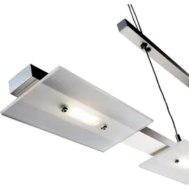 B.K.Licht LED höhenverstellbar, - warmweiß, matt-nickel