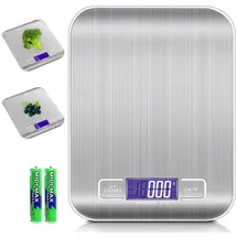 Intirilife Digitale Küchenwaage - 5kg Elektronische Waage für die Küche mit Tara Funktion – Gr.: onesize