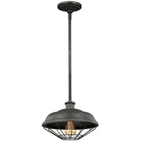 Elstead Lighting Hängeleuchte E27 Schiefergrau Metall (E27)