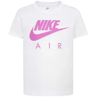 Nike Mädchen 36M812-001_6-7Y T-Shirt, weiß, 6 Jahre