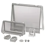 FIBOX L 12 II Sichtfenster Deckel Transparent, mit Scharnier (L x B) 248mm x 128mm Polycarbonat Klar