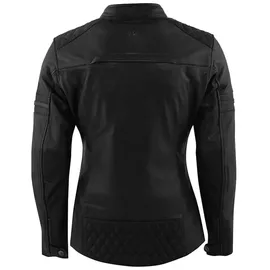 Rusty Stitches Super Joyce V2 Damen Motorrad Lederjacke schwarz