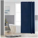 Furlinic Duschvorhang 80 x 180 cm dunkelblau