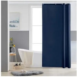 Furlinic Duschvorhang 80 x 180 cm dunkelblau