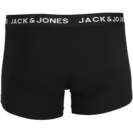 JACK & JONES Solid Boxershorts 10 Einheiten Black / Detail Black / Black S