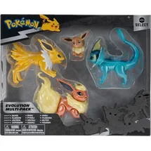 Jazwares Multipack Evolution Evoli, Blitza, Flamara,
