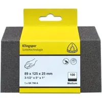 KLINGSPOR SK 700 A Schleifklotz, Korund Korn 220 89