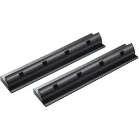 EnjoySolar SolarV enjoysolar® ABS Haltespoiler Halterung sepzial für Wohnmobile Caraven Boot (2er Set Haltespoiler 550mm black)