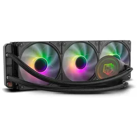 Nox-Xtreme NOX NXHUMMERM360ARGB, CPU Wasserkühler, Schwarz