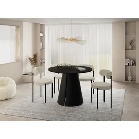 WFL GROUP Lamio Ø 120 cm schwarz