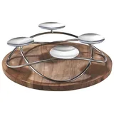 Kobolo Adventskranz HOLLYCIRCLE4 in Braun | Gr.: onesize