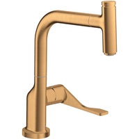 Hansgrohe Axor Citterio Select 230 mit Ausziehauslauf brushed gold optic (39861250)