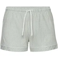 S.Oliver Pyjamashorts Damen dunkelgrün gestreift Gr.44/46