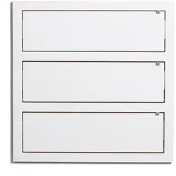 Ambivalenz Fläpps 80x80-3 Schuhregal weiß