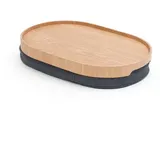 Bosign CurveLineTM Knietablett Laptray, Mittelgroß, Rutschfest, Esche