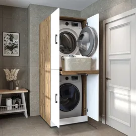roomartstore.de Dora-i Waschmaschinenschrank 70 x 0 x 0 cm Braun