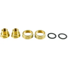 Grundfos Pumpenverschraubung 96433909 1 1/4 Zoll x 1/2 Zoll Innengewinde auf 3/4 Zoll Aussengewinde Messing