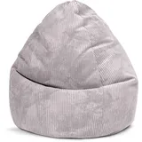 Sitting Point Sitzsack BeanBag Shara XXL Cord Grau