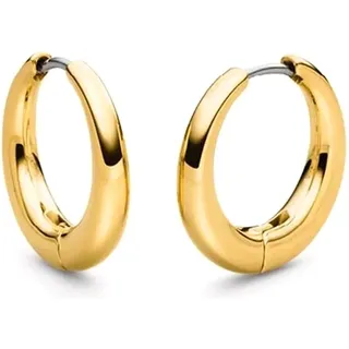 Boccia Titanium Boccia 05100-02 Damen-Ohrringe Creolen Titan, Goldfarben