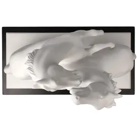 GOEBEL Studio 8 Dekofigur Pferde Artiste et Alegria 32 cm Weiß