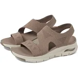 SKECHERS Damen Cali Fußgewölbe-Passform für den hellsten Tag, Mokka-Strick, 39