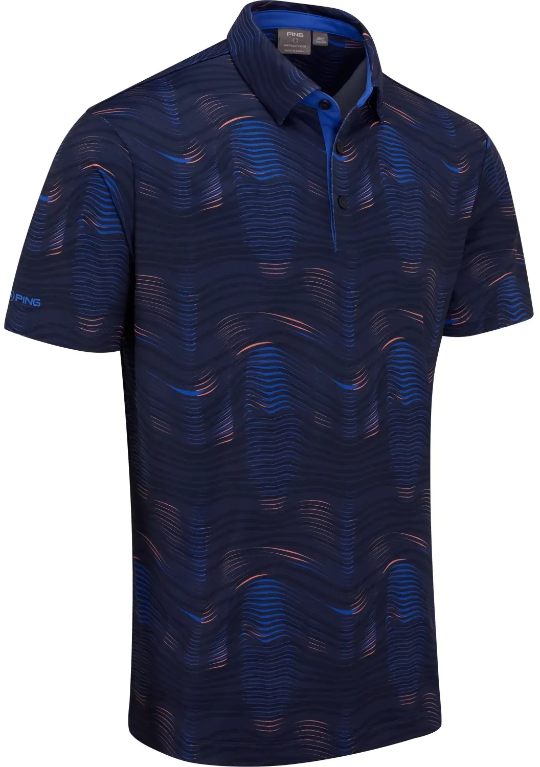 Ping Polo Optic Groove, navy