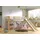 Vipack Halbhochbett Pino 90 x 200 cm Kiefer massiv lackiert beige