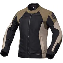 Modeka Khao Air II Motorradjacke Schwarz/Sand/Khaki 48