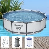 Bestway Steel Pro MAX Swimming Frame Pool Schwimmbad Schwimmbecken Gartenpool