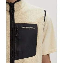 Peak Performance Fleeceweste Beige M