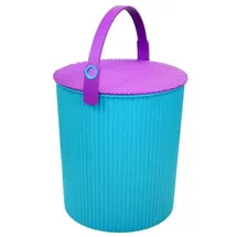 hachiman-kasei.co.,ltd Hachiman Aufbewahrungseimer Omnioutil LL 33,5 x 31,0 x 33,5 cm 1-tlg. türkis