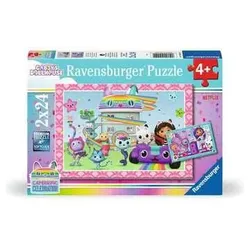 Ravensburger 2 x 24 Teile Puzzle Gabby Dollhouse Bereit zu feiern!