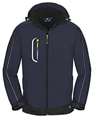 4PROTECT® Softshelljacke MONTANA, marine/schwarz 3390 , 1 Stück, Größe: XXL