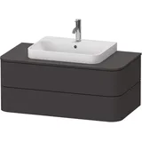 Duravit Happy D.2 Plus 100x55cm, f K, 2 La, f AWT, graph matt